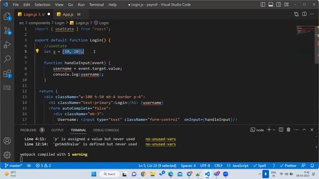 Part 9 Property binding in React | Form validation in React | useState hook смотреть онлайн