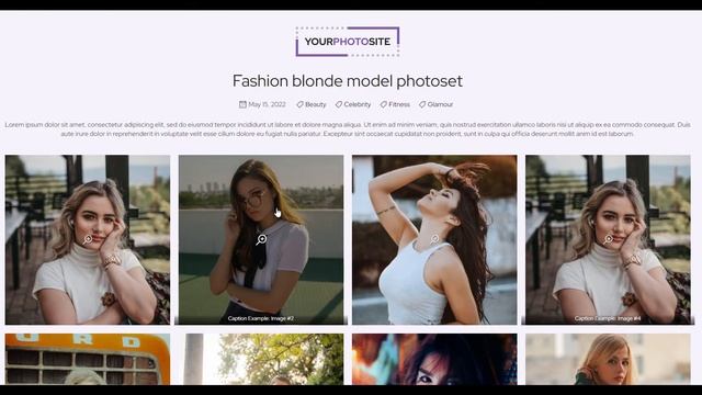 SXWP1 - Wordpress Photo Gallery Theme - Color Version 10 смотреть онлайн