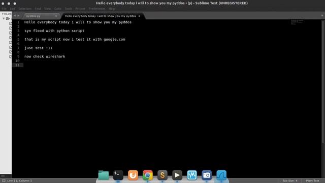 Python TCP SYN FLOOD testing - ThE Phant0ms смотреть онлайн