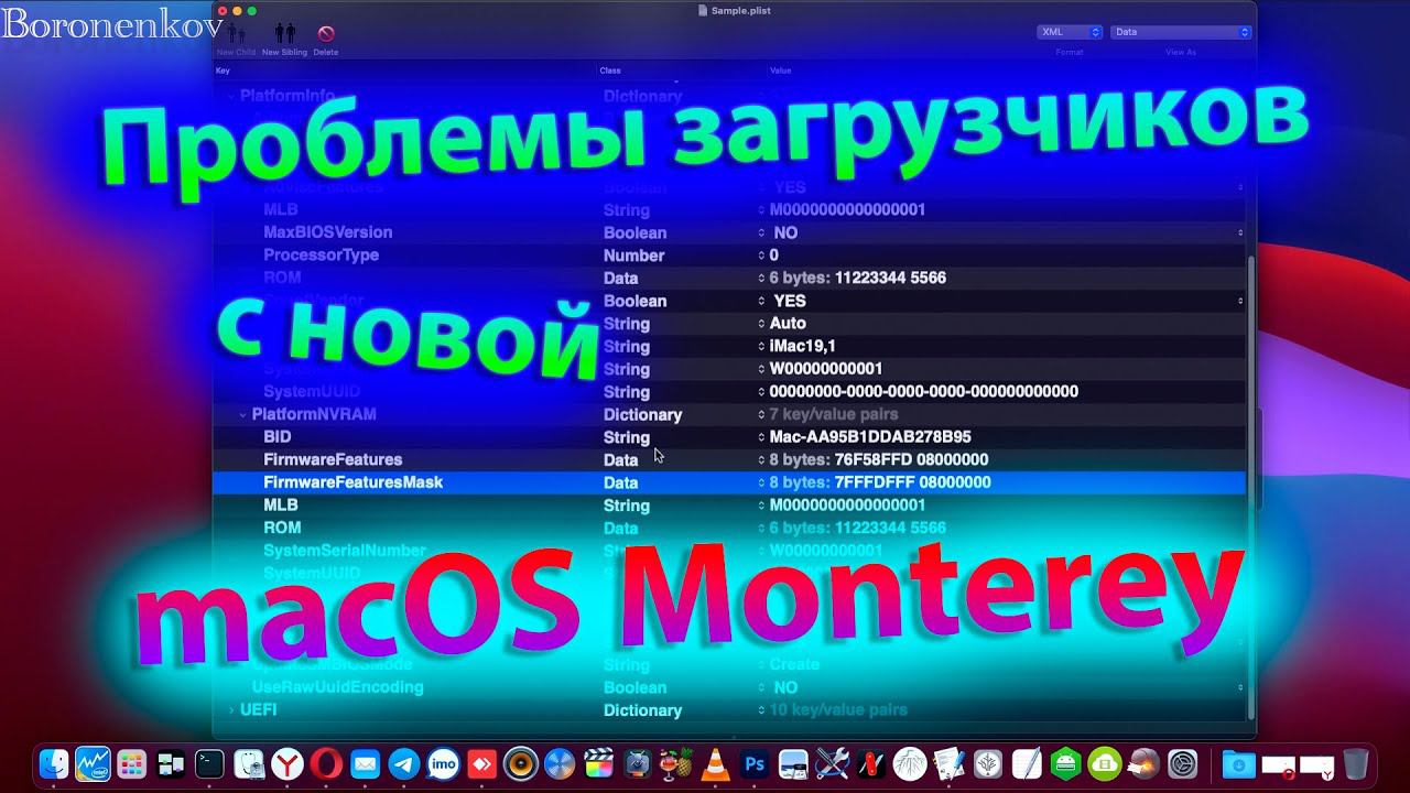 ПРОБЛЕМЫ ЗАГРУЗЧИКОВ С НОВОЙ MACOS MONTEREY! HACKINTOSH