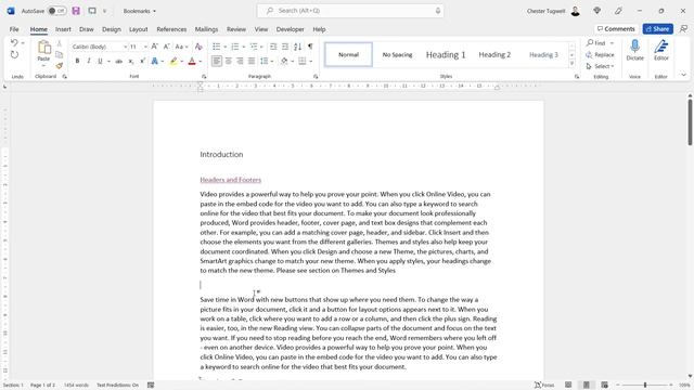 Bookmarks in Word Document | Hyperlink & Cross Reference To | Automatically Export Bookmarks to PDF смотреть онлайн