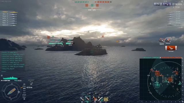 СУПЕР ПОТНЫЙ БОЙ 😰 (+21) #КБ World of Warships смотреть онлайн