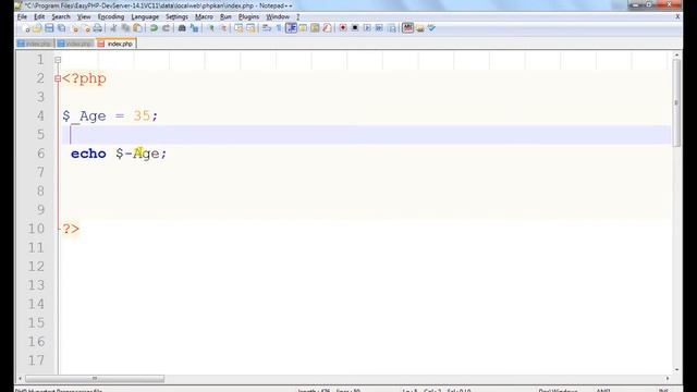 PHP Tutorial in Kannada #4 How to create variable in PHP смотреть онлайн