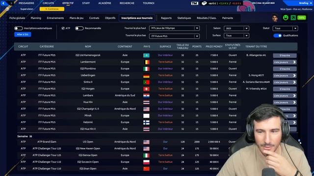 UNE FINALE FACE A HUGO GASTON ! : CARRIÈRE TENNIS MANAGER 2023 ! EP13 смотреть онлайн