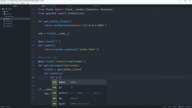 Realtime Maps - Python Kafka Consumer (6) смотреть онлайн