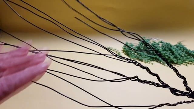 ИВА из бисера МАСТЕР-КЛАСС, 1-я часть. ПЛЕТЕМ ВЕТКИ, СОБИРАЕМ ДЕРЕВО. Beaded willow. 1th part. DIY смотреть онлайн