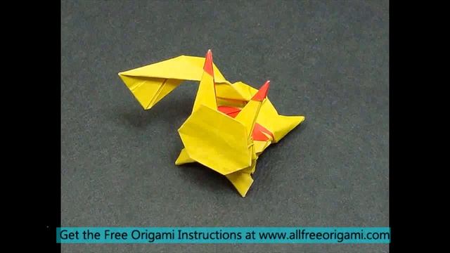 origami pikachu 3d смотреть онлайн