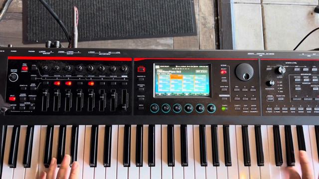 Roland Fantom 06. Split and layers