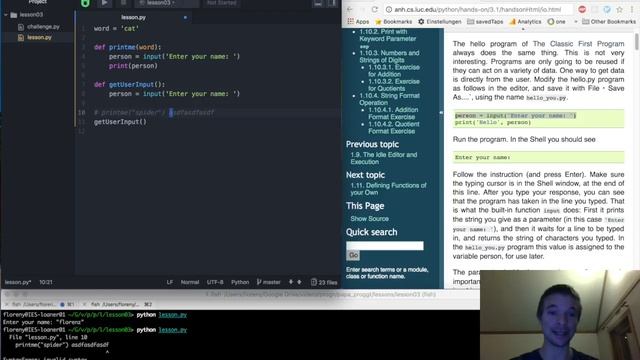 How to define a variabel and function in Python | Programming for Language Learner Video 2 смотреть онлайн