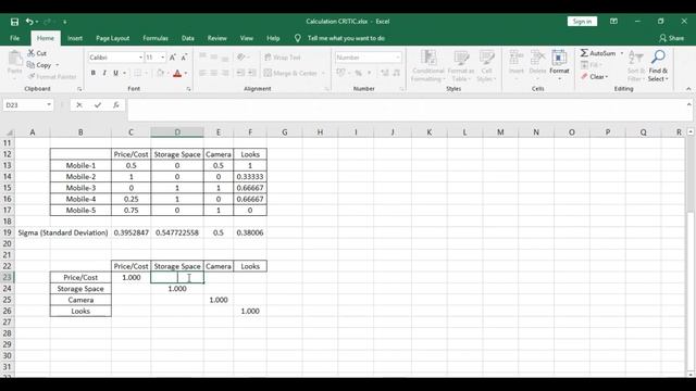CRITIC Method (for weight determination of criteria/Attributes ) смотреть онлайн