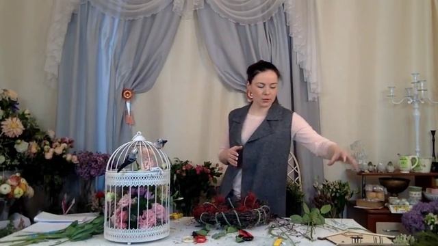 Мастер класс Пасхальная флористика / Идеи к ПАСХЕ / ФЛОРИСТИКА смотреть онлайн