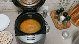 Вкуснейшая перловая каша с грибами. Готовим в мультиварке BORK U800 (subtitles)