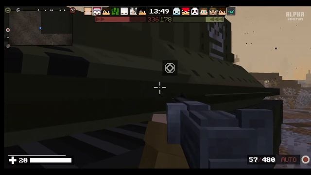 minecraft- blockfront ww2 - tank riding @hacksaw смотреть онлайн