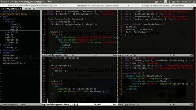 Redux Demo 6: Building a Blog - Supporting Snippets смотреть онлайн