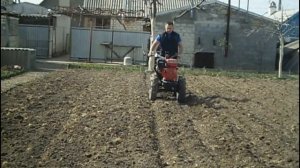 Мой самодельный мотоблок и навесное к нему в работе