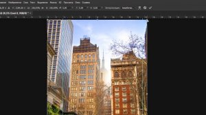 Исправляем перспективу в городской фотографии за 2 минуты | Photoshop