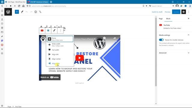 How to Align a Video in WordPress | WordPress Course 2023 смотреть онлайн