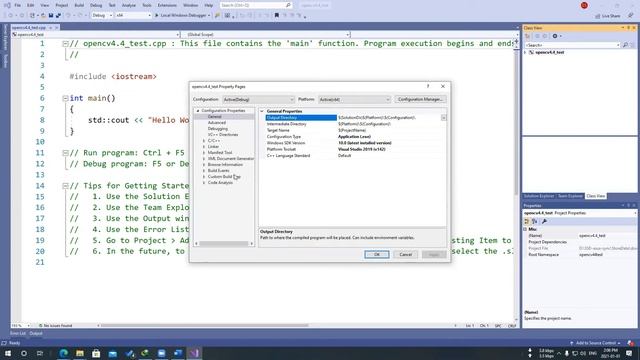 Install OpenCV 4.4 C++ with Visual Studio 2019 on Windows PC смотреть онлайн