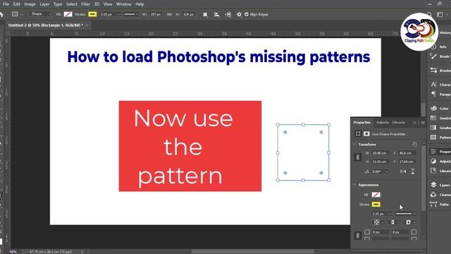 How to load Photoshop2021 missing patterns | How to get the Photoshop 2021 Toolbar Missing смотреть онлайн