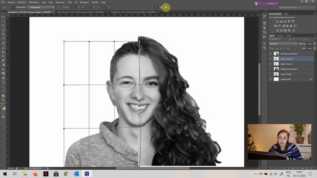 Photoshop Tutorial 2 in 1 gezicht смотреть онлайн