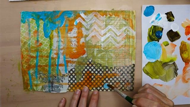 Mixed Media Art Collage Tutorial : Creating "Seek" смотреть онлайн