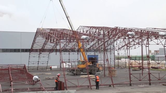 Каркасно-тентовое здание смотреть онлайн