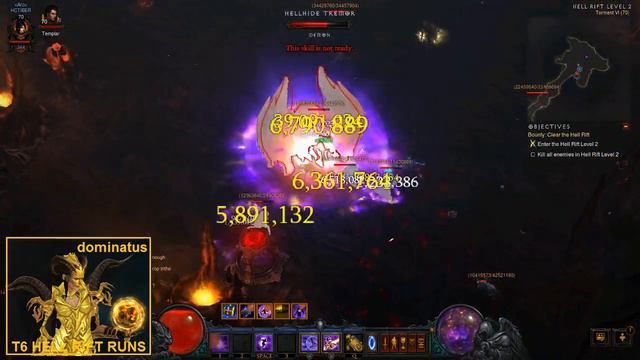 D3 RoS: T6 Hell Rift смотреть онлайн