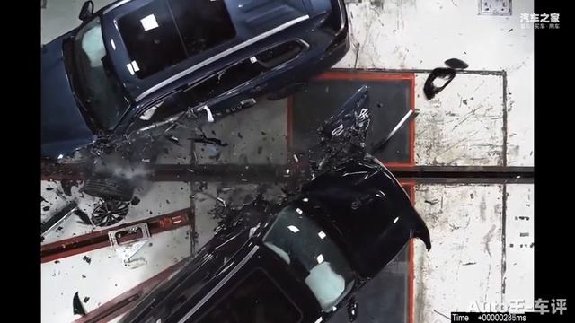 Краш-тест китайского кроссовера CheryExeed VX