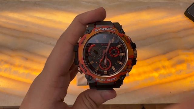 Casio G-SHOCK 40th Anniversary MTG-B3000FR Flare Red Series- ONE OF ONE Timepiece GLOWS IN THE DARK