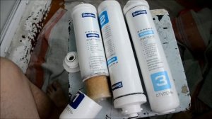 Вскрытие сменных фильтров Барьер эксперт