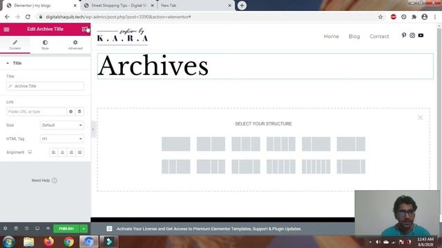 How to Design the Dynamic Blog Archive Page & Categories Template with Elementor Pro (Hindi) смотреть онлайн