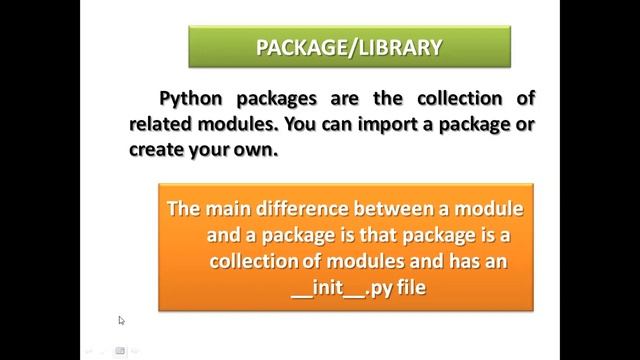 Python Library (Module) смотреть онлайн