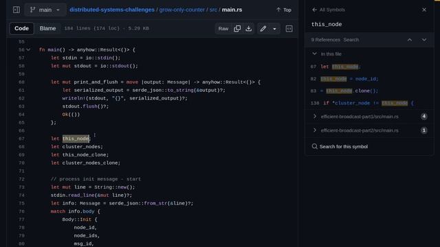 Grow Only Counter | Distributed Systems Challenges in Rust | Gossip Glomers #4 смотреть онлайн