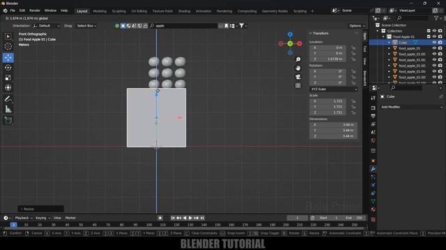 Rigid body physics in Blender | Beginners tutorial смотреть онлайн