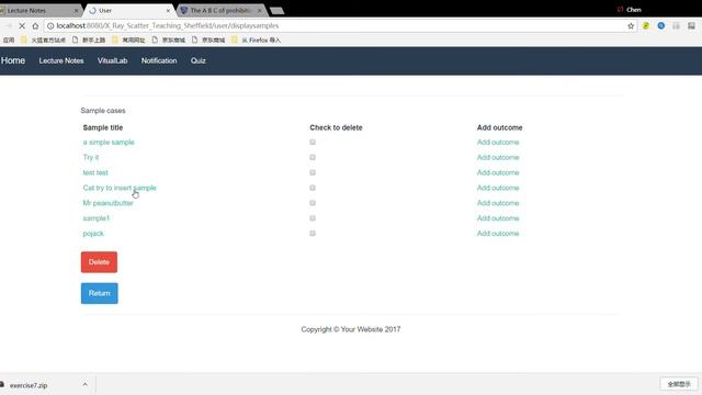 An online teaching website prototype Java web project by HongyuChen смотреть онлайн