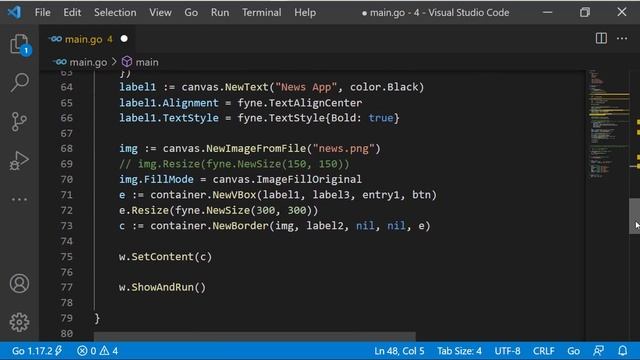 News App DEMO Source Code - Fyne Golang Gui tutorial 70 смотреть онлайн
