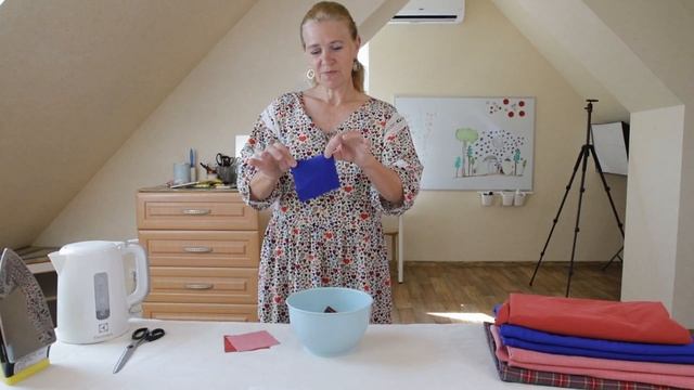 как и зачем декатировать ткань перед раскроем смотреть онлайн