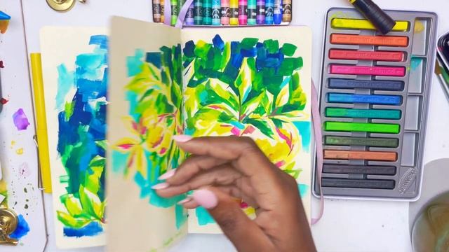 Low Pressure Sketchbook Tour - Filling a sketchbook & improving my art смотреть онлайн
