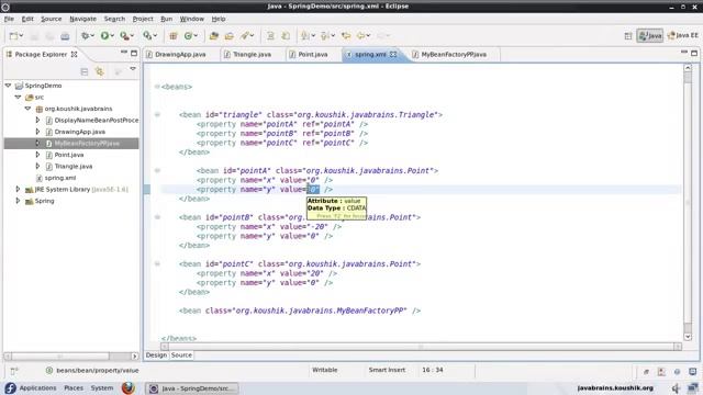 Spring Tutorial 16 Writing a BeanFactoryPostProcessor смотреть онлайн
