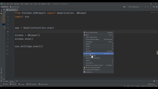 Python GUI Window with PySide6 (Qt for Python) смотреть онлайн