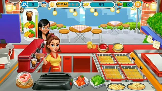 Cooking Mania Food Fever & Restaurant Craze : Gameplay Part 2 (Lvl.16 - 18) смотреть онлайн