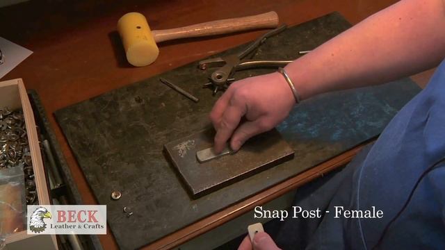Leather Craft Training #2 - Setting Dot Snaps - Basic Skills HD смотреть онлайн