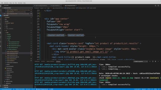 Доставка продуктов на Angular и Django. Часть 12. смотреть онлайн