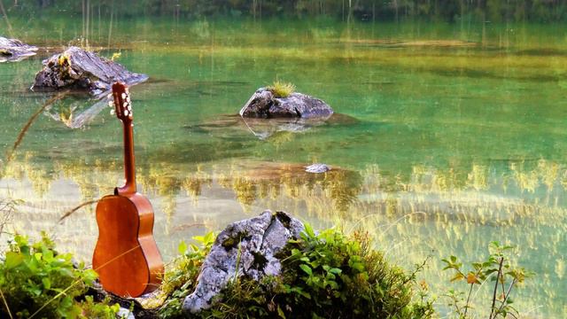 Klavier und Gitarre! "Morgenstimmung am See" смотреть онлайн