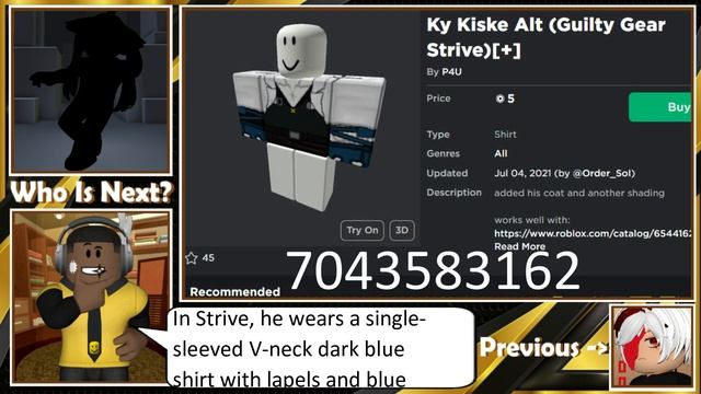Guilty Gear Strive - Ky Kiske Roblox Cosplay Showcase смотреть онлайн