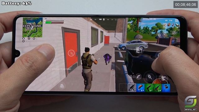 Samsung Galaxy A22 Fortnite Gameplay Chapter 3 Season 1 смотреть онлайн