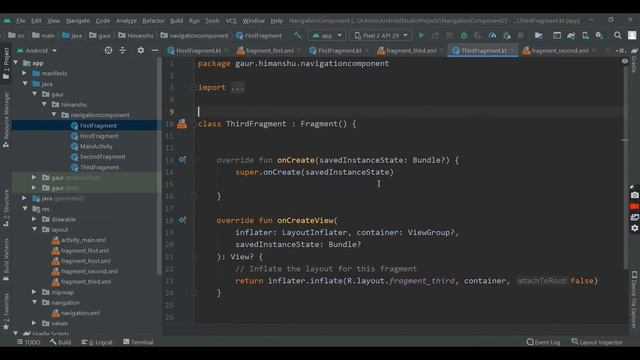 Navigation Component in Android Studio using [ KOTLIN ] смотреть онлайн