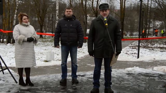 Открытие парка на берегу Плюссы. Сланцы. 3 декабря 2017 смотреть онлайн