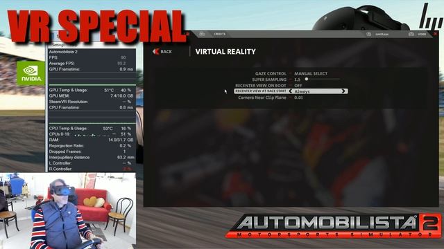 JUST 2 LAPS VR - Automobilista 2 - VR SPECIAL - Optimized setup for HP REVERB G2 and RTX 3080 смотреть онлайн