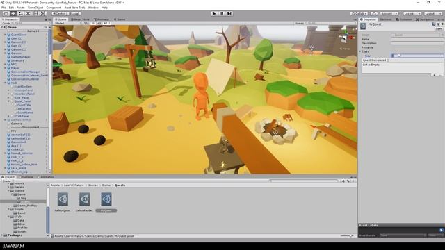 Unity Quest System for Low Poly Game Kit смотреть онлайн